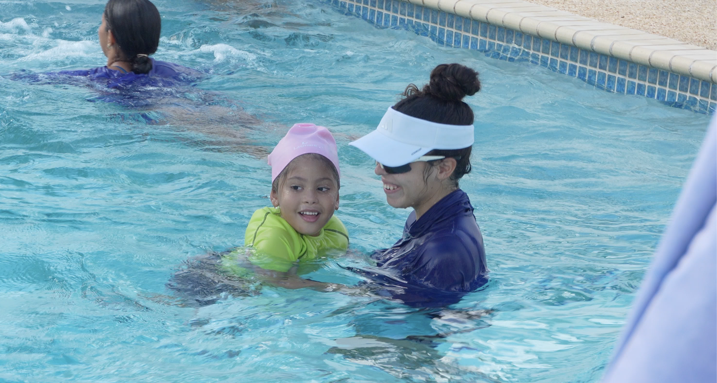 Swimming class, Burbujas Swim School