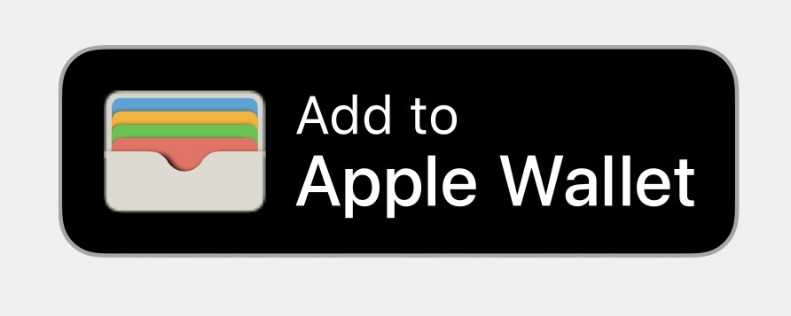 Botón para añadir el pase a Apple Wallet